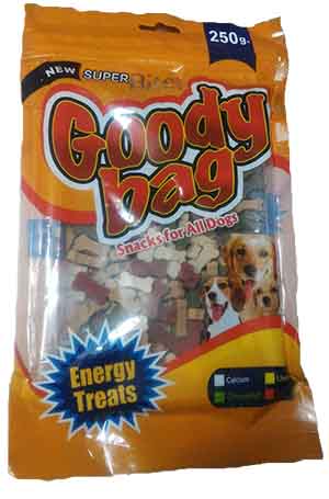 Super Bite Goody Bag Snacks For All Dogs 250 gm