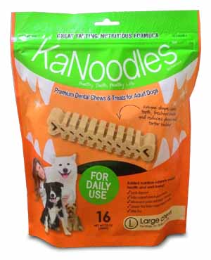 KaNoodles Premium Dental Chews and Treats for Adult Dogs Large 340 gm
