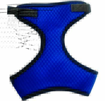 Kanopi Imported Padded Soft Harness L Size Blue for Small Dogs