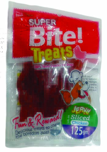 Super Bite Treats Jerky Sliced Chicken 125 Gm