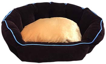 Designer Fluffy Dog Bed Small For Puppies And Small Dogs