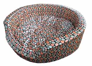 Dog Round Bed Royal Small In Multiple Stones